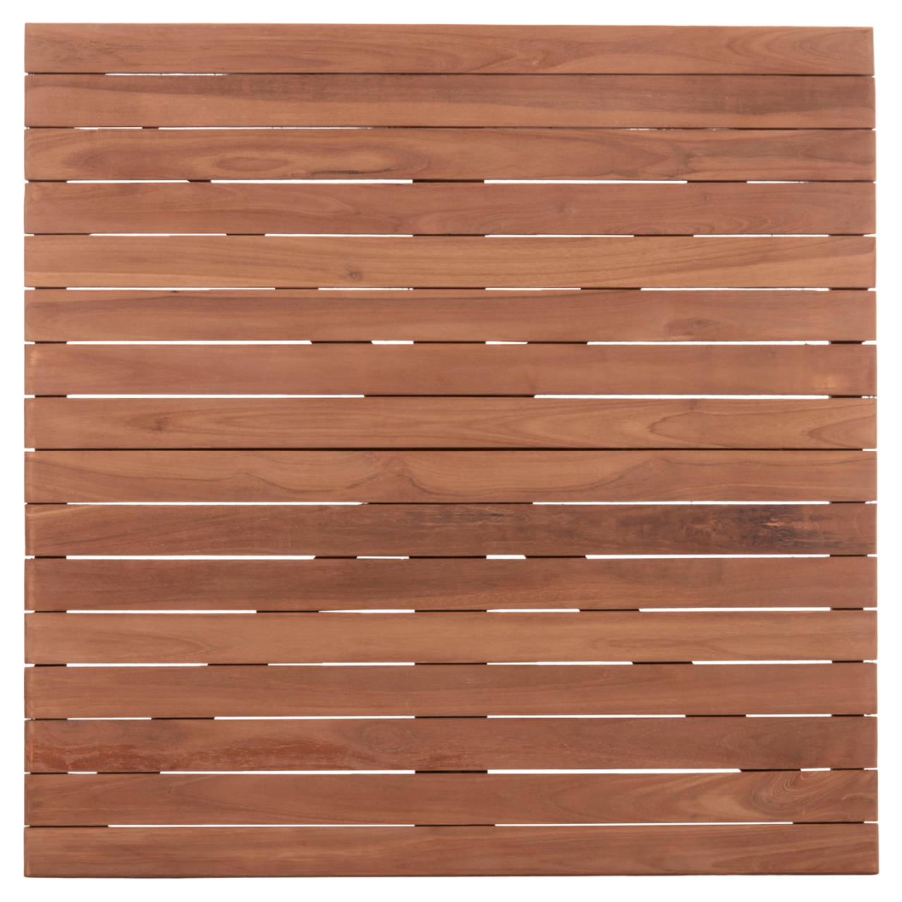 TABLETOP SQUARE HM18137 TEAK WOOD--NATURAL COLOR 80x80x4(thickness)cm. [3]