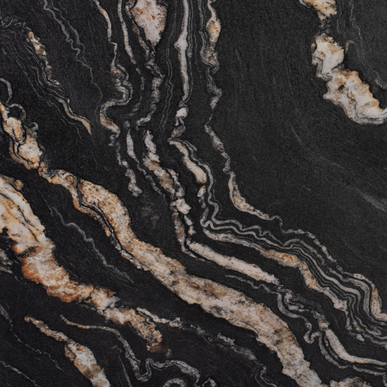 TABLETOP SQUARE HM5231.15 WERZALIT 80X80cm. BLACK GOLD MARBLE 5787 [5]