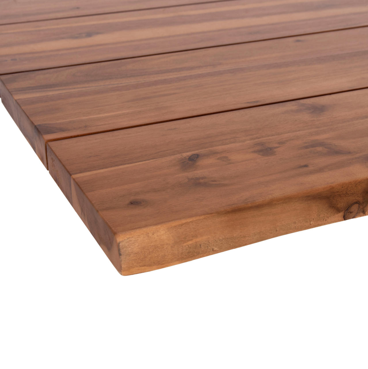 TABLETOP SQUARE HM6300.01 SOLID ACACIA WOOD IN NATURAL COLOR--80x80x3.5 (thickness) cm. [4]