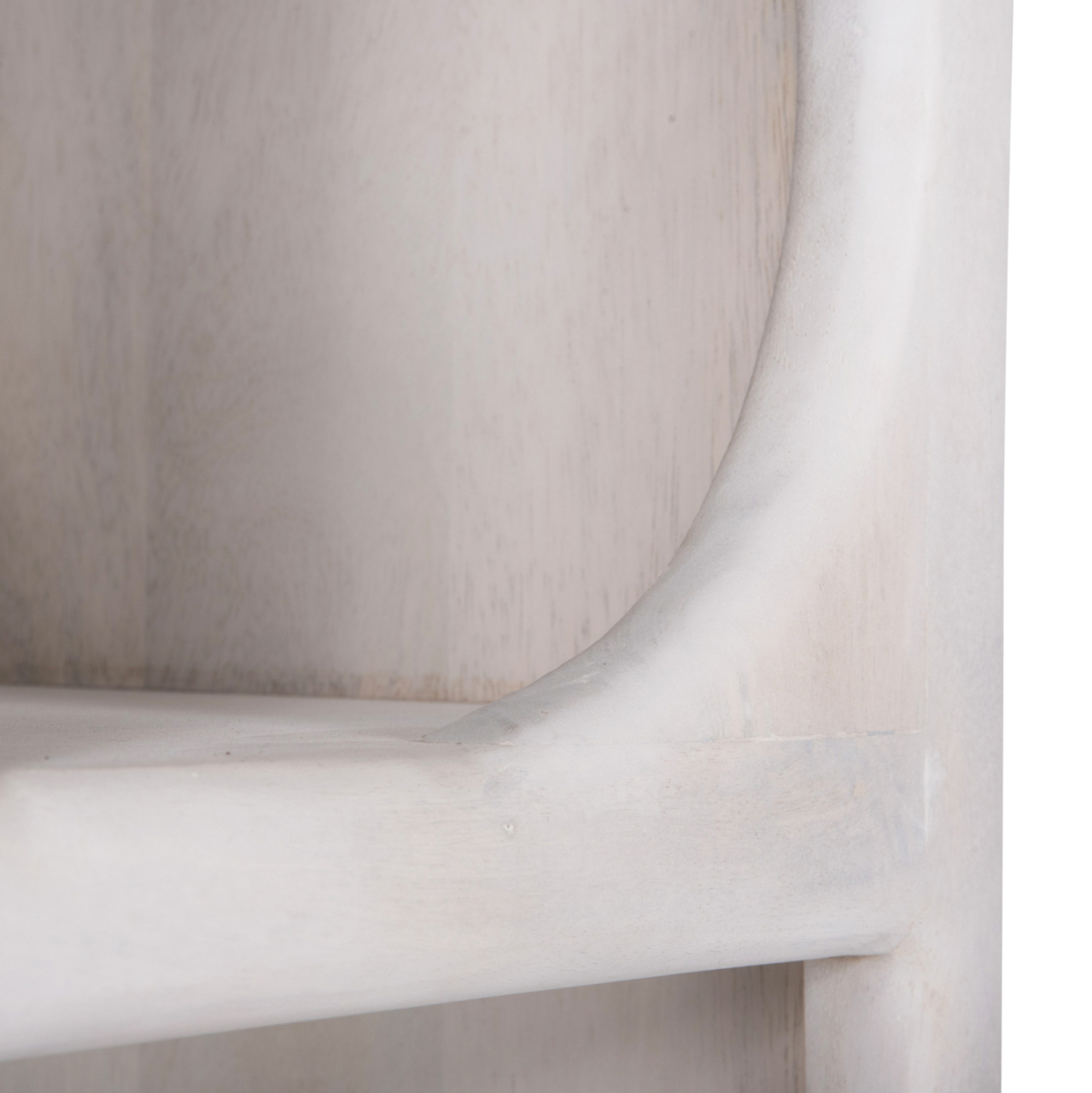 TALLBOY HANDYR HM9706 SOLID MANGO WOOD IN WHITE COLOR 60x35x120Hcm. [6]