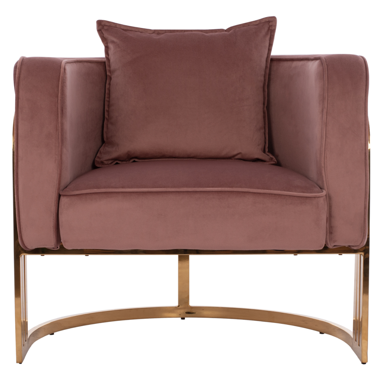 TIANA ARMCHAIR WITH GOLD METAL FRAME AND LOW BACK HM8738.02 [3]