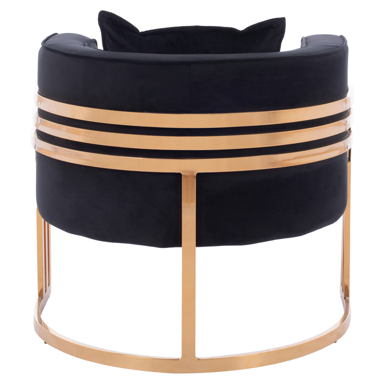 TIANA ARMCHAIR WITH GOLD METAL FRAME AND LOW BACK IN A SEMI-CIRCULAR ARRANGEMENT HM8738.04 [6]