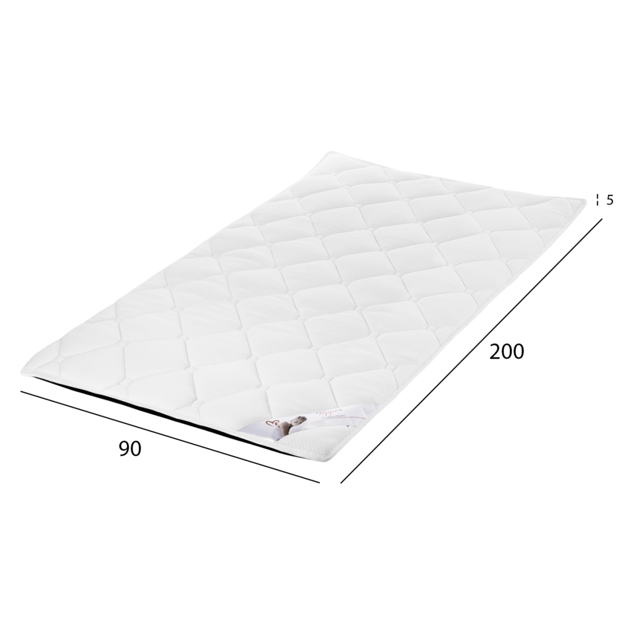 TOPPER HM670.07 WITH FOAM 90x200x5Hcm. [2]