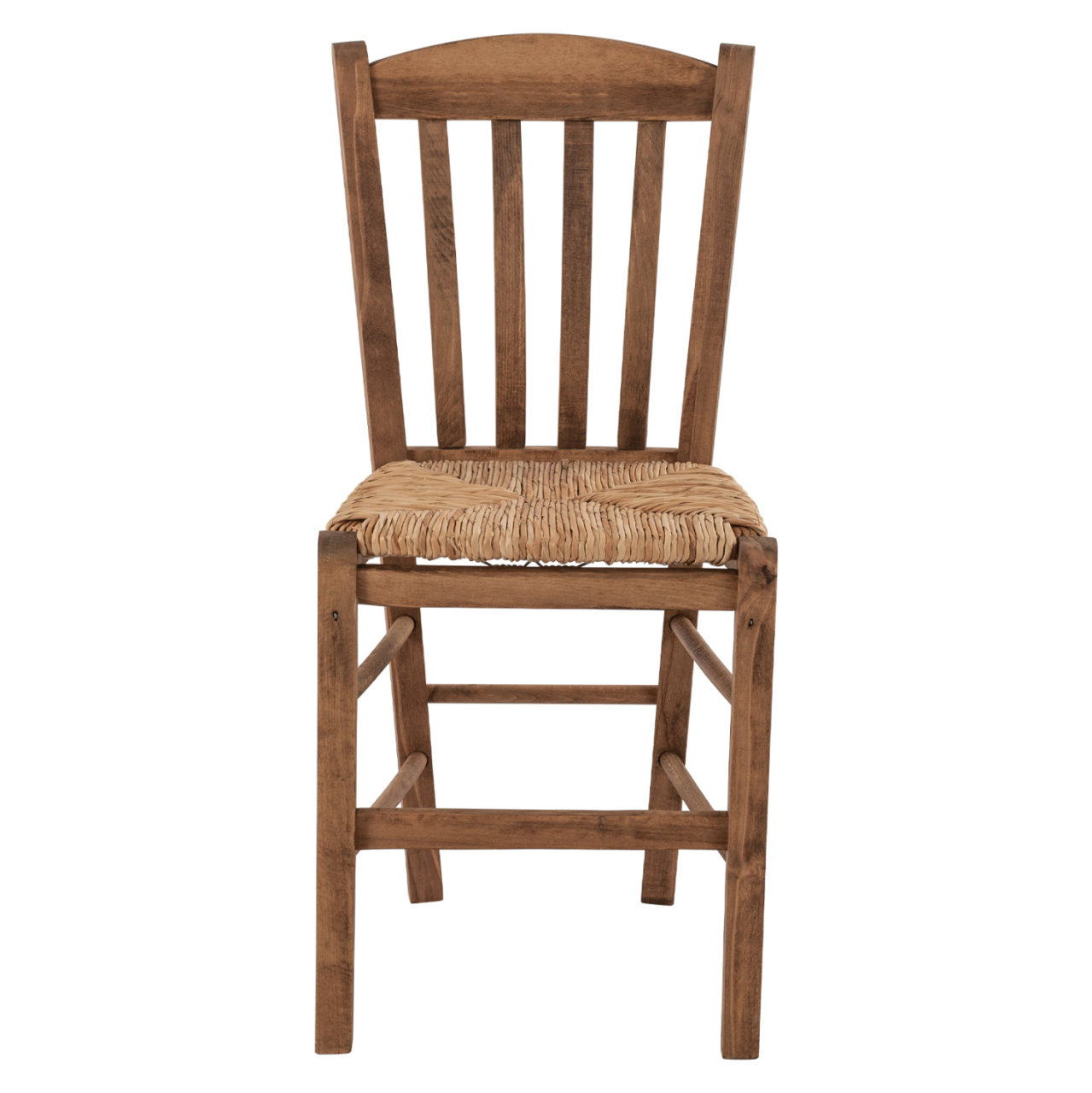 Traditional chair walnut with straw HM10376.01 [3]