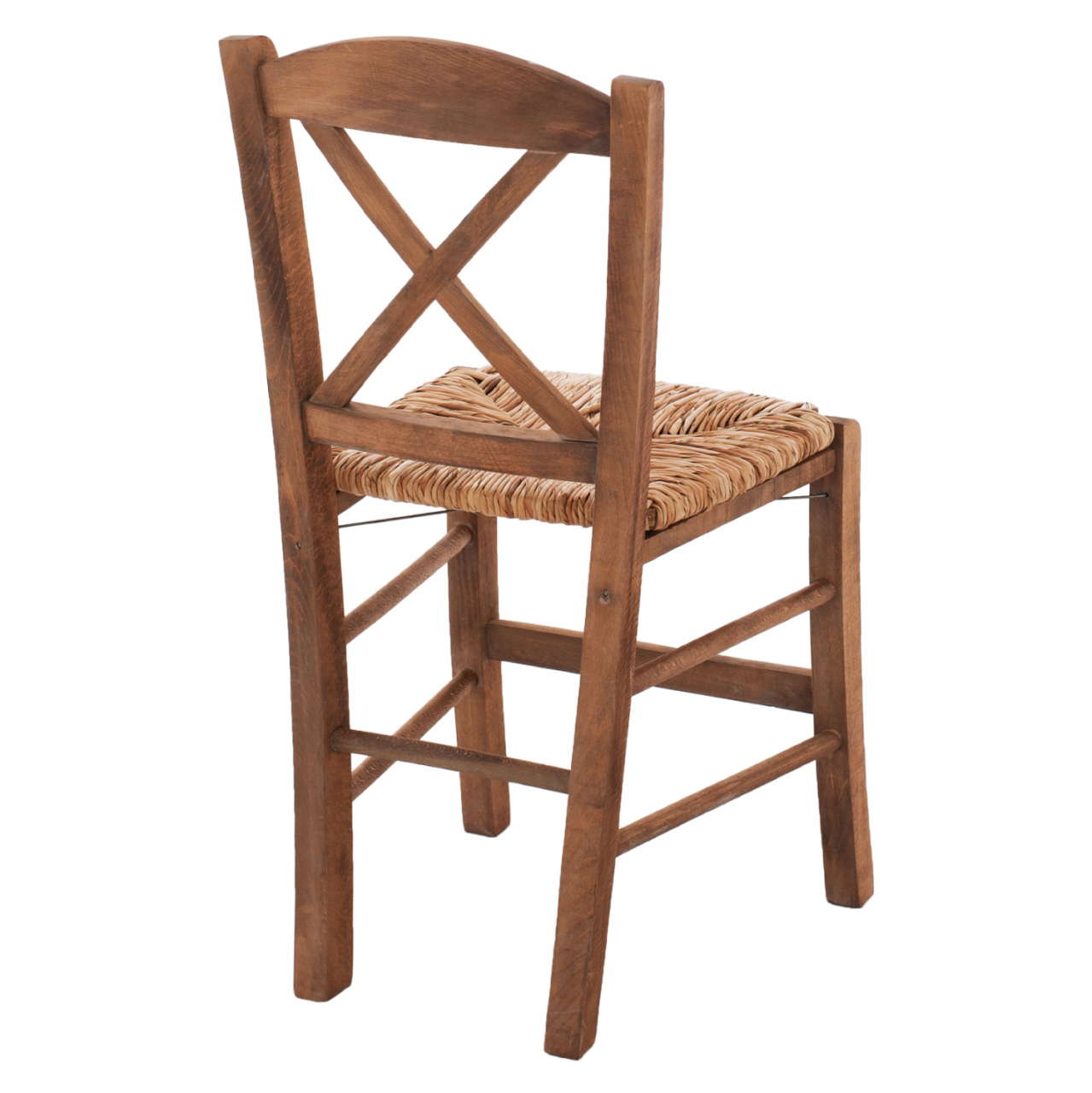 Traditional chair with straw crossed walnut HM10371.01 [5]