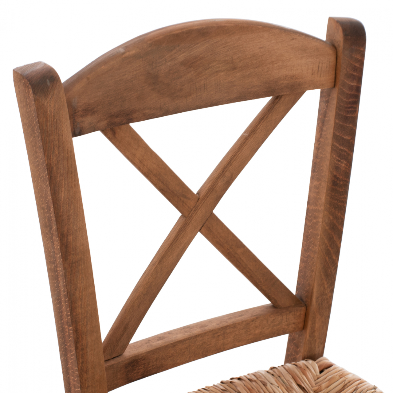 Traditional chair with straw crossed walnut HM10371.01 [7]