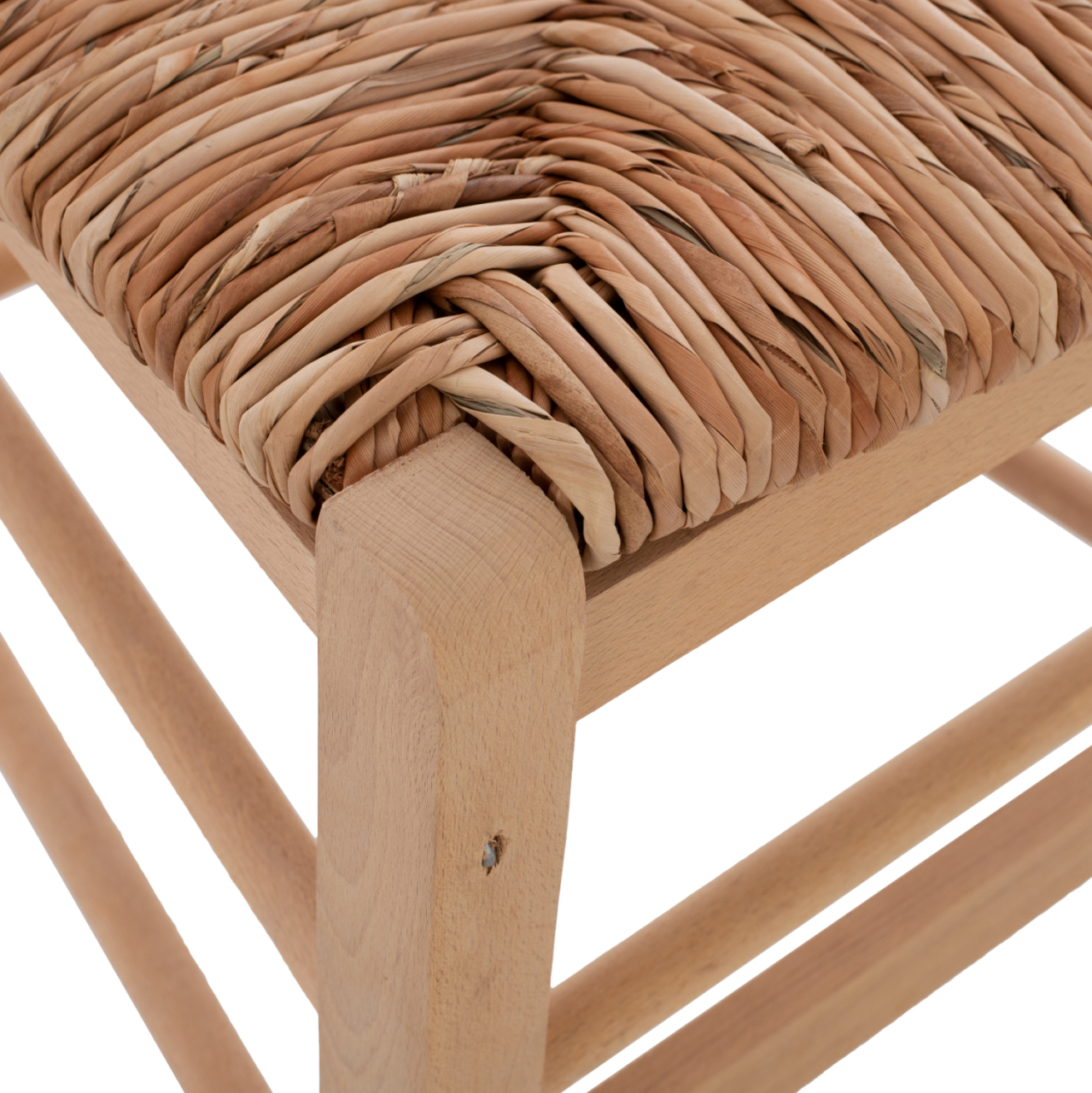 Traditional chair with straw unpainted HM10369.02 [9]