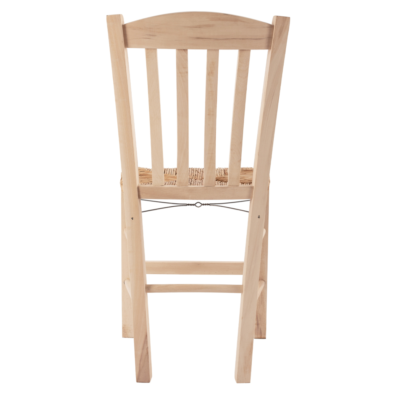 Traditional chair with straw unpainted HM10376.02 [5]