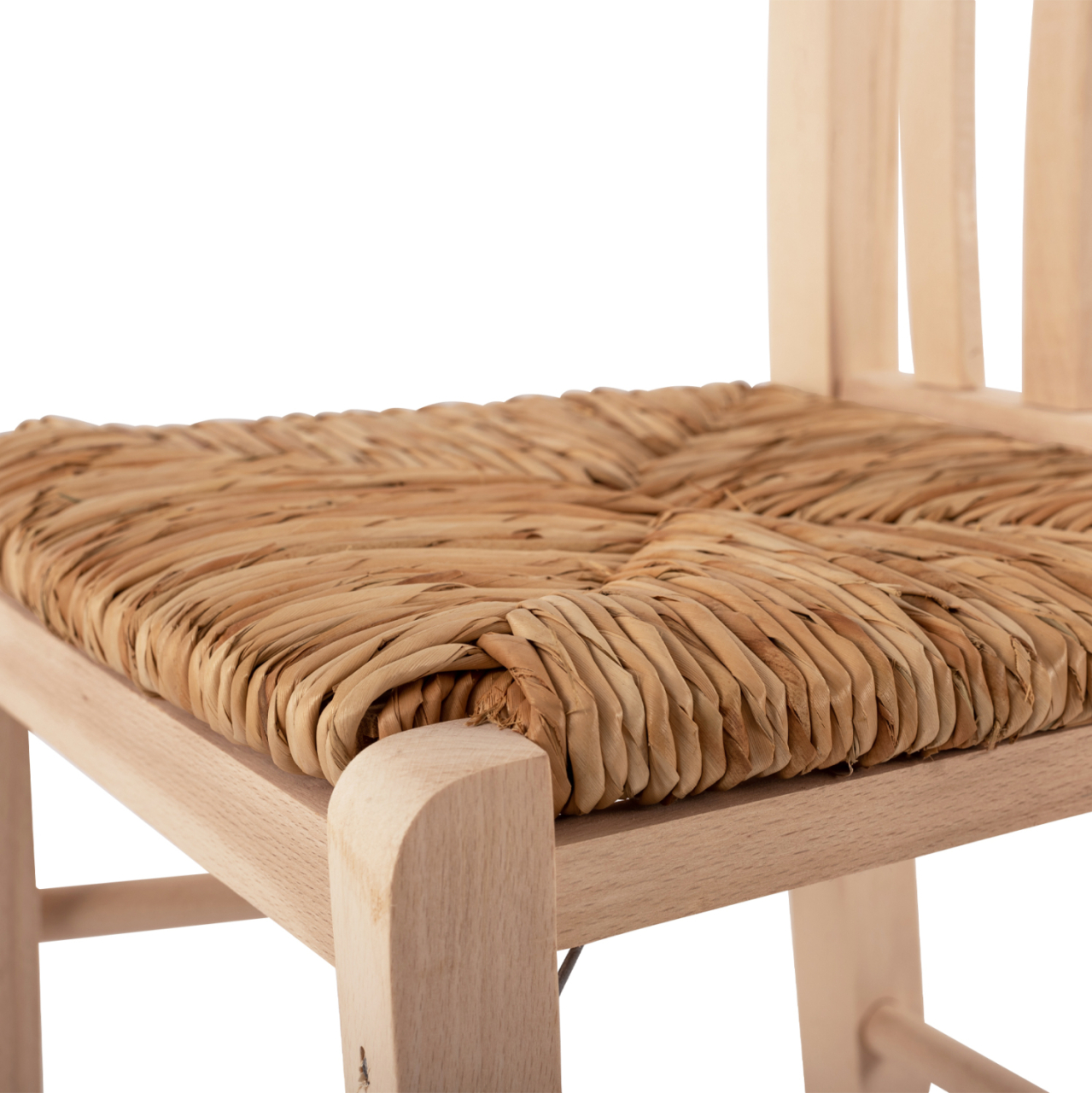 Traditional chair with straw unpainted HM10376.02 [7]