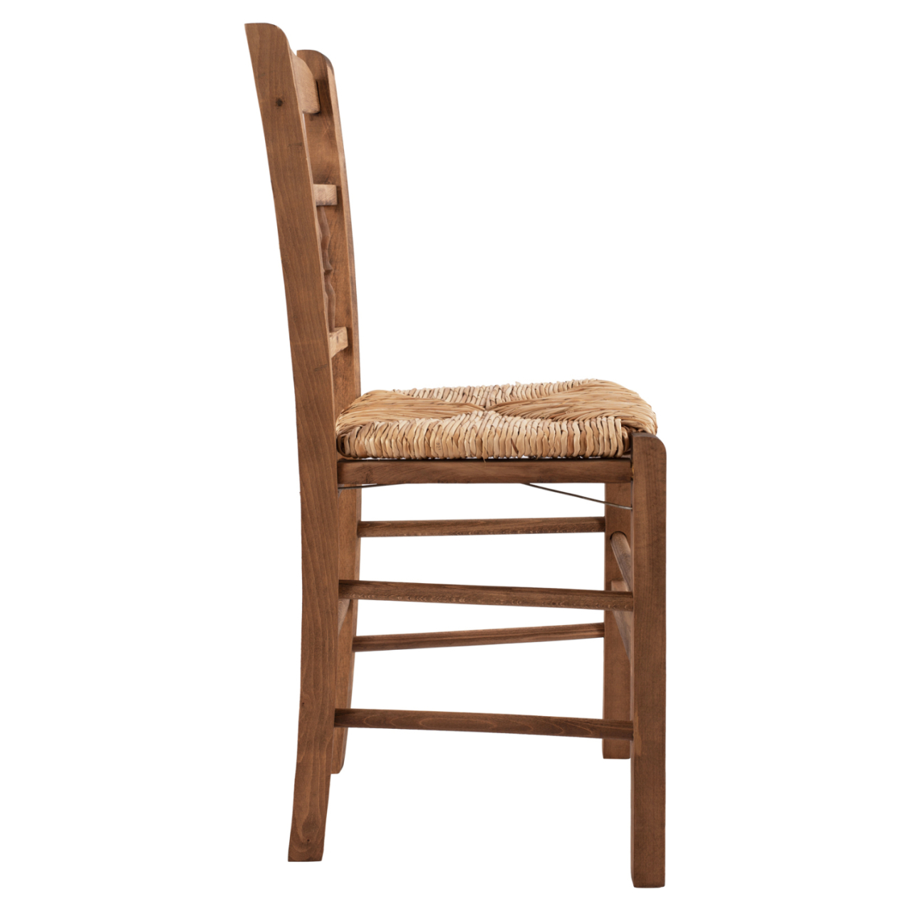 Traditional chair with straw Walnut HM10258.01 [4]