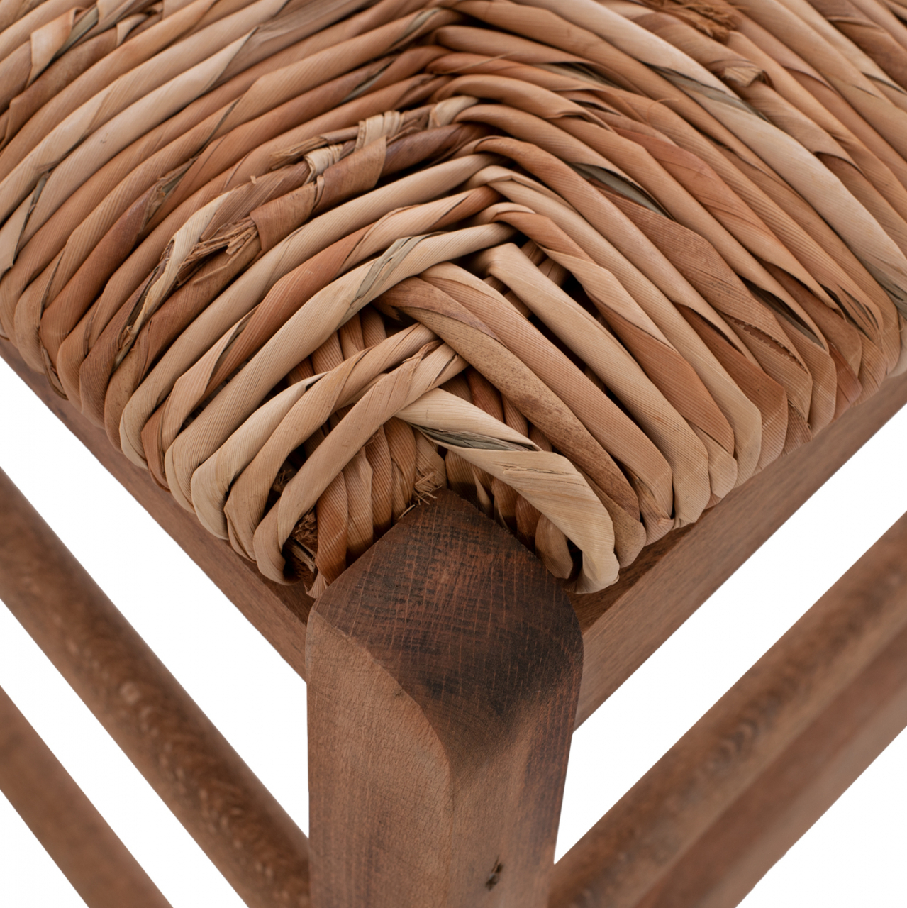 Traditional chair with straw Walnut HM10370.01 [9]