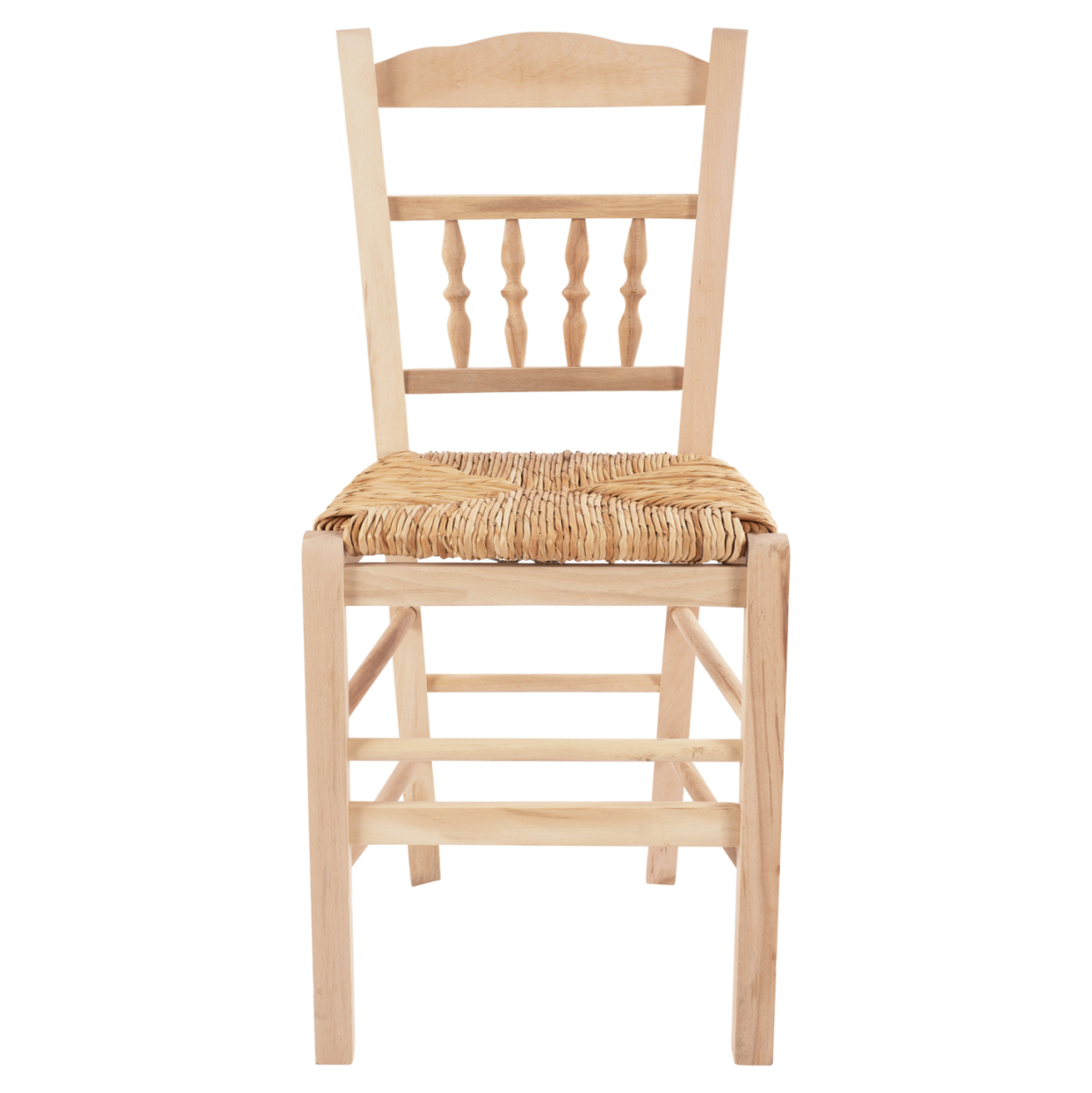 Traditional chair without color with mat HM10258 [3]