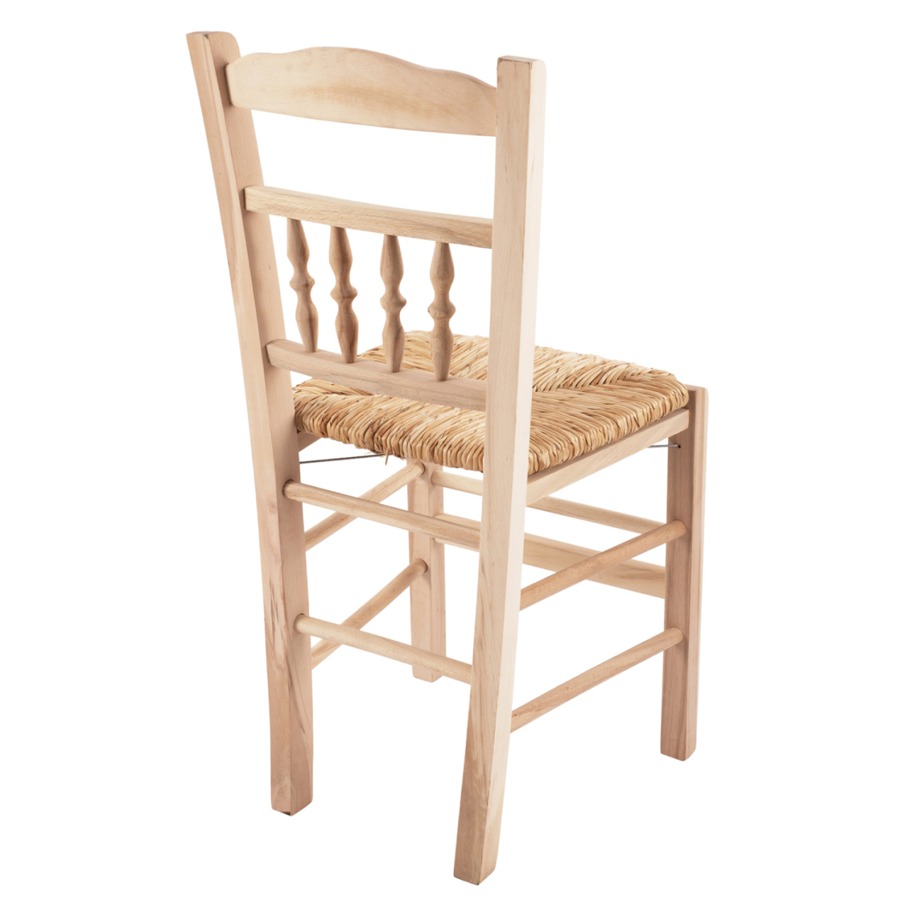 Traditional chair without color with mat HM10258 [5]