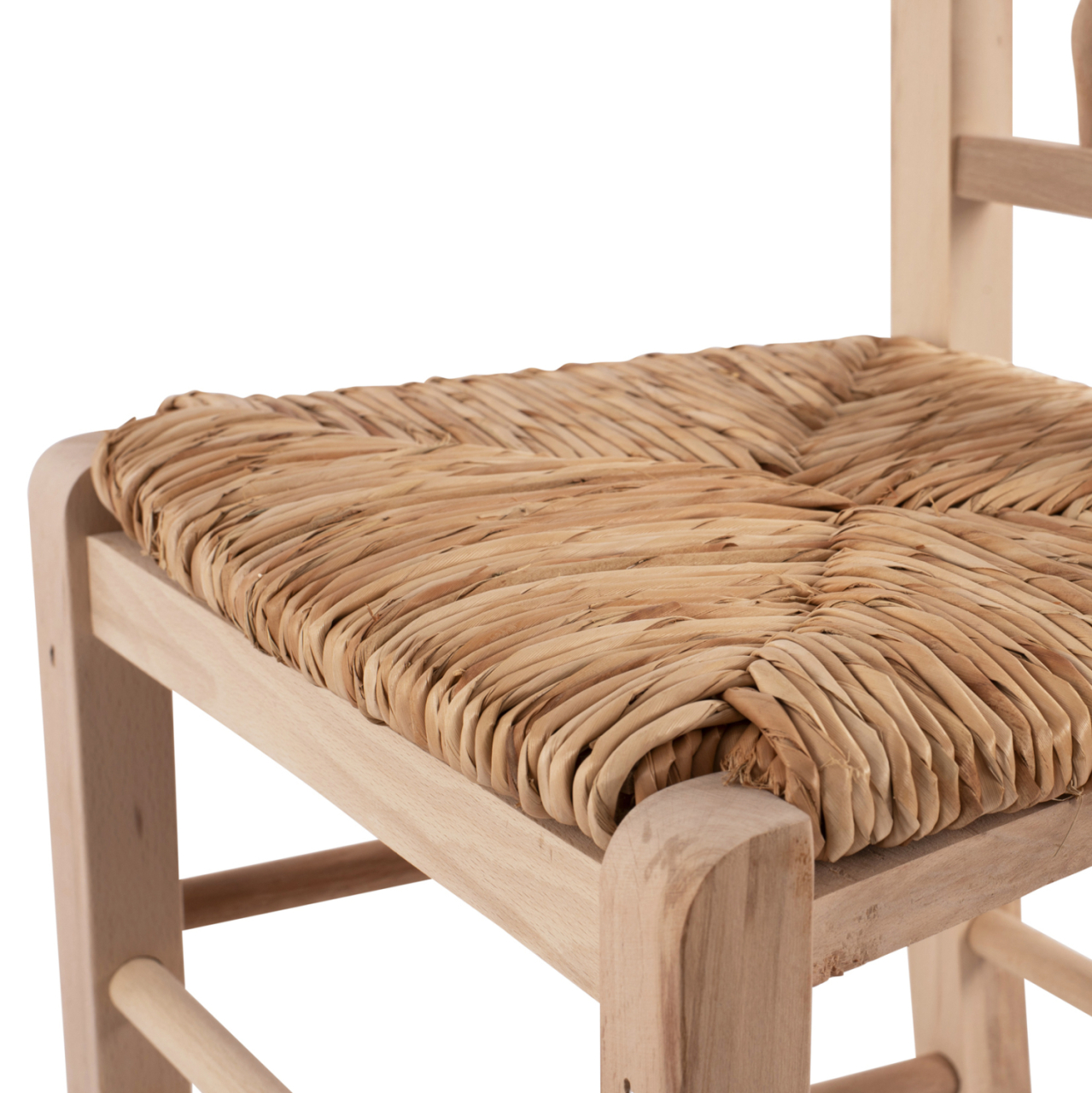 Traditional chair without color with mat HM10258 [8]