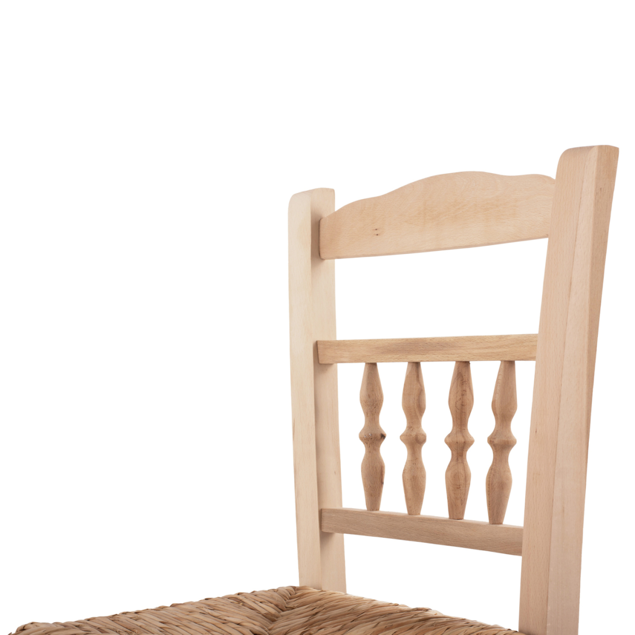 Traditional chair without color with mat HM10258 [7]