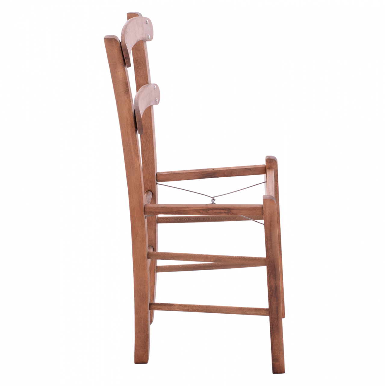 TRADITIONAL COFFEE SHOP CHAIR GENTRY HM5576.01 BEECH WOOD WITH IMPREGNATION IN WALNUT 40x38x88Hcm. [4]