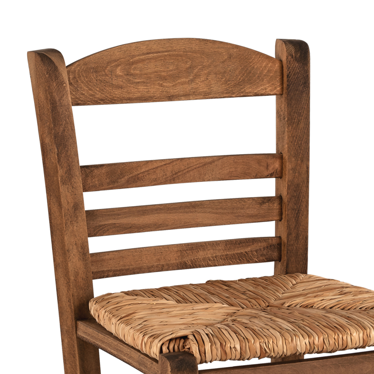 Traditional Stool with straw Walnut HM10377.01 [7]
