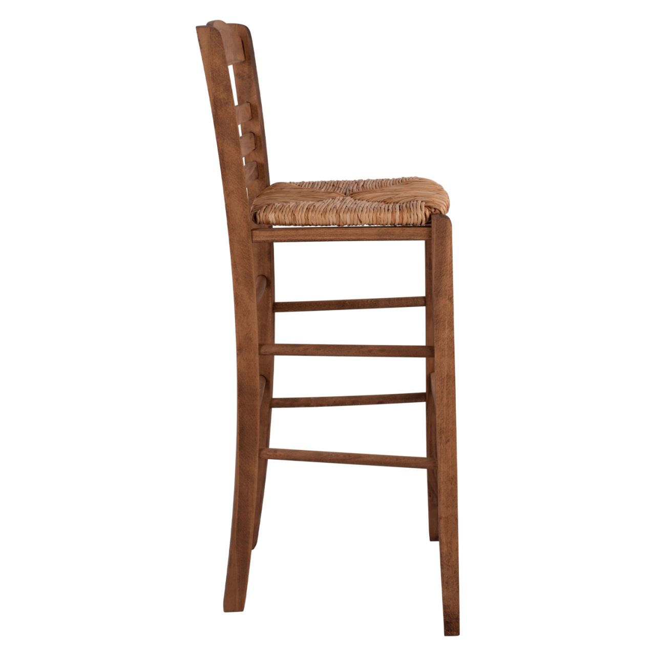 Traditional Stool with straw Walnut HM10377.01 [4]