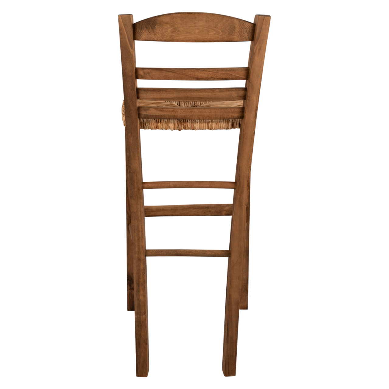 Traditional Stool with straw Walnut HM10377.01 [6]