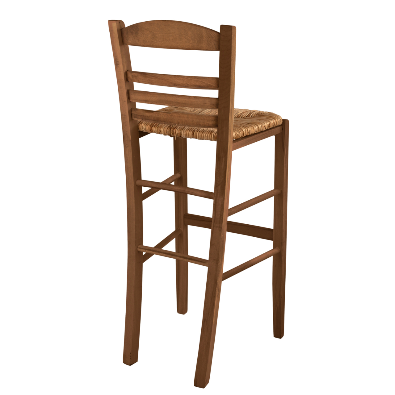 Traditional Stool with straw Walnut HM10377.01 [5]