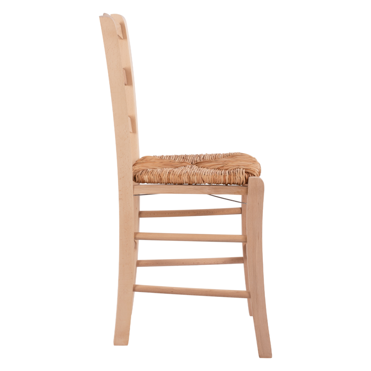 Traditional unpainted chair Paros from solid beech wood with straw HM10379.02 [4]