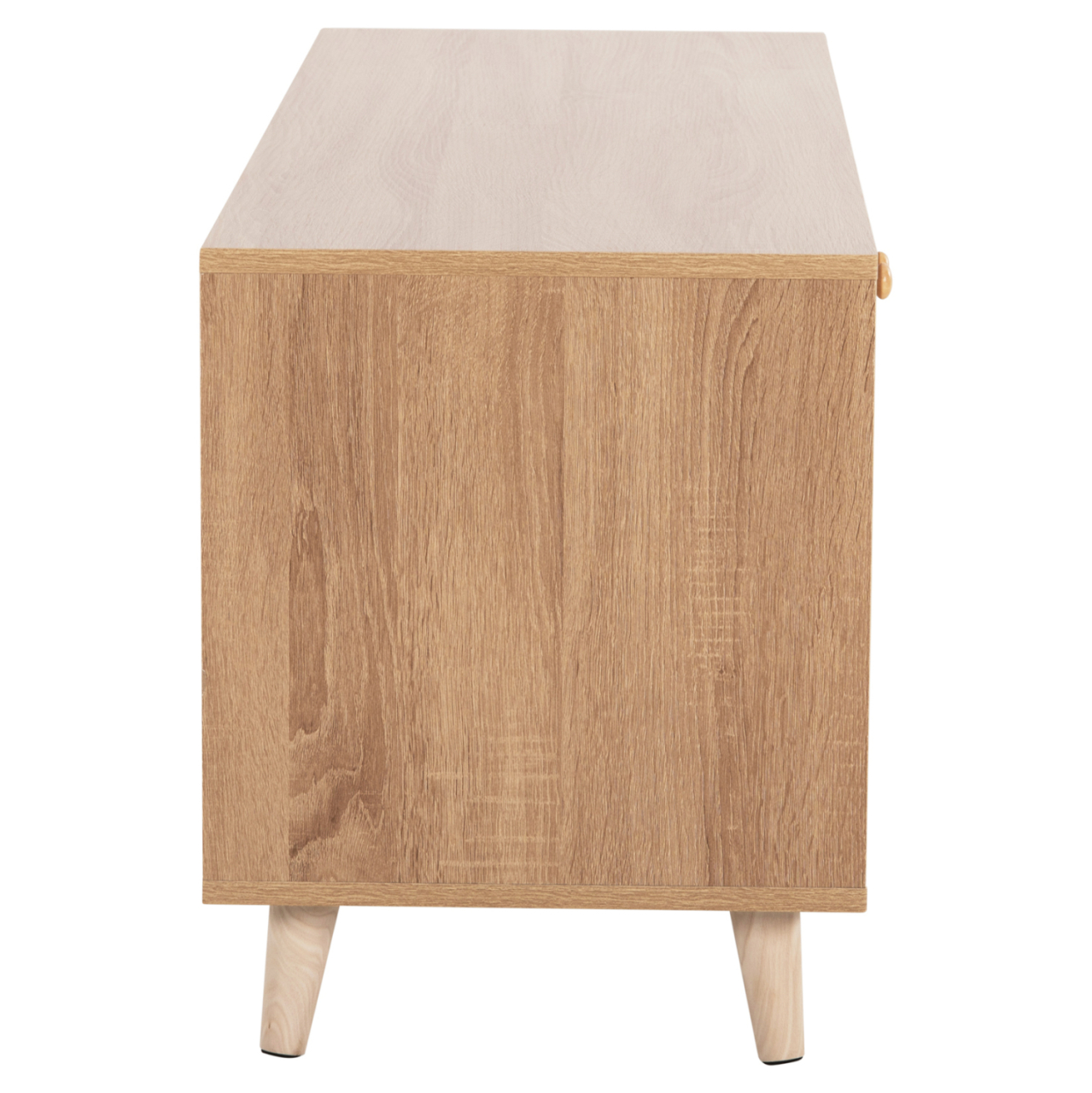 TV CABINET RILLION HM9879 MELAMINE IN SONAMA COLOR 120x40x51Hcm. [4]
