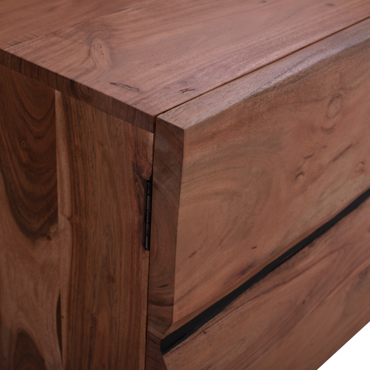 TV Furniture HM8174.11 Alicia Solid acacia wood Natural 160x43x66 cm. [8]