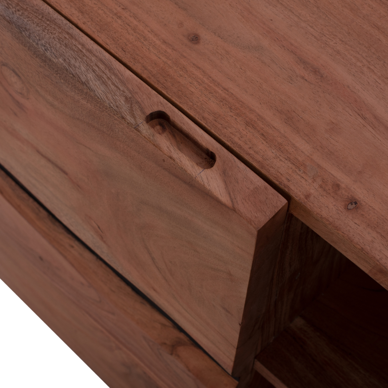 TV Furniture HM8174.11 Alicia Solid acacia wood Natural 160x43x66 cm. [6]