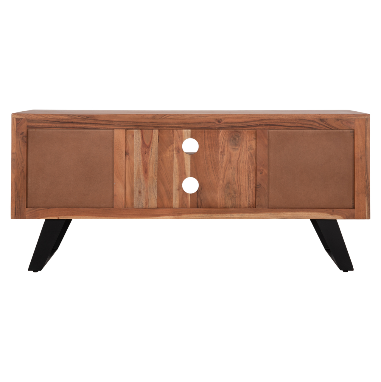 TV Furniture HM8177 Fansi from acacia solid wood natural 135x43x61.5 [5]