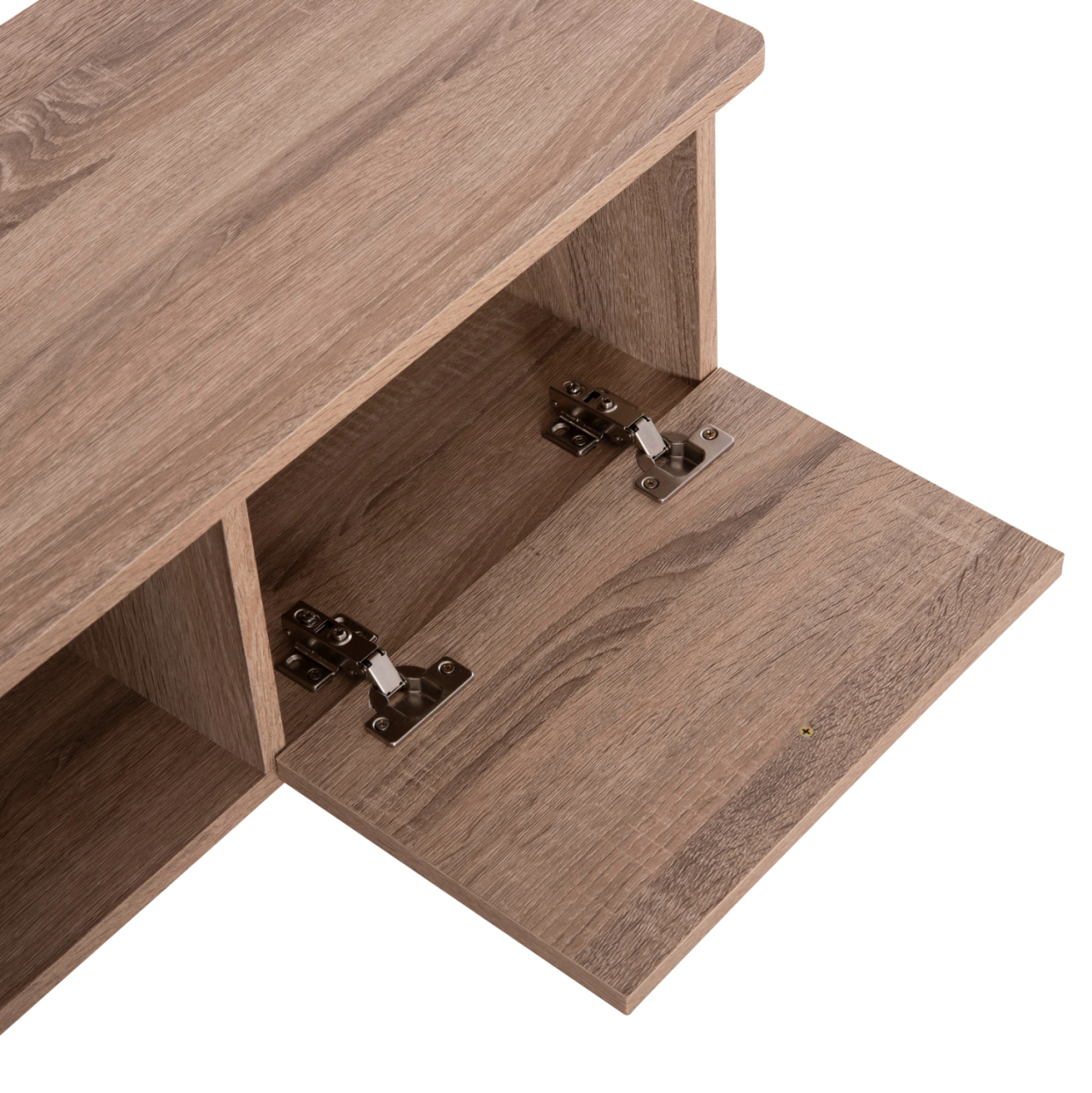 TV FURNITURE IREN HM2481.01 MELAMINE IN SONAMA OAK-BLACK 120x32,5-34x41Hcm. [8]