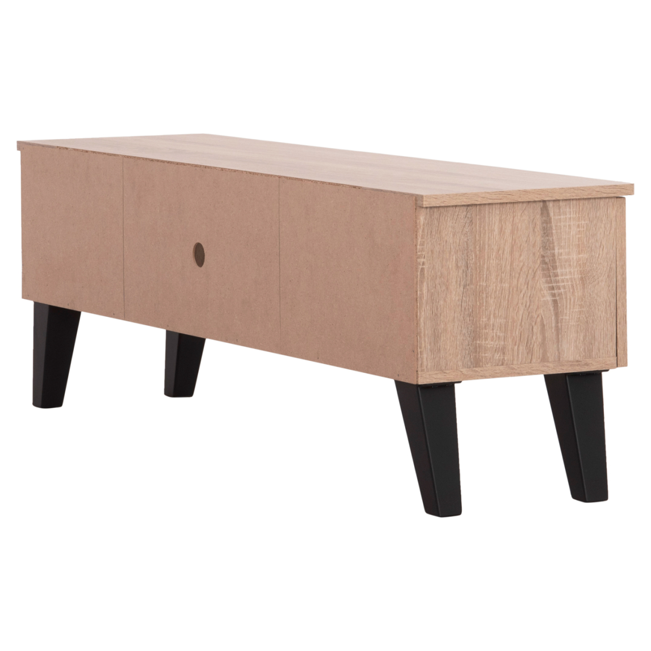 TV FURNITURE IREN HM2481.01 MELAMINE IN SONAMA OAK-BLACK 120x32,5-34x41Hcm. [5]