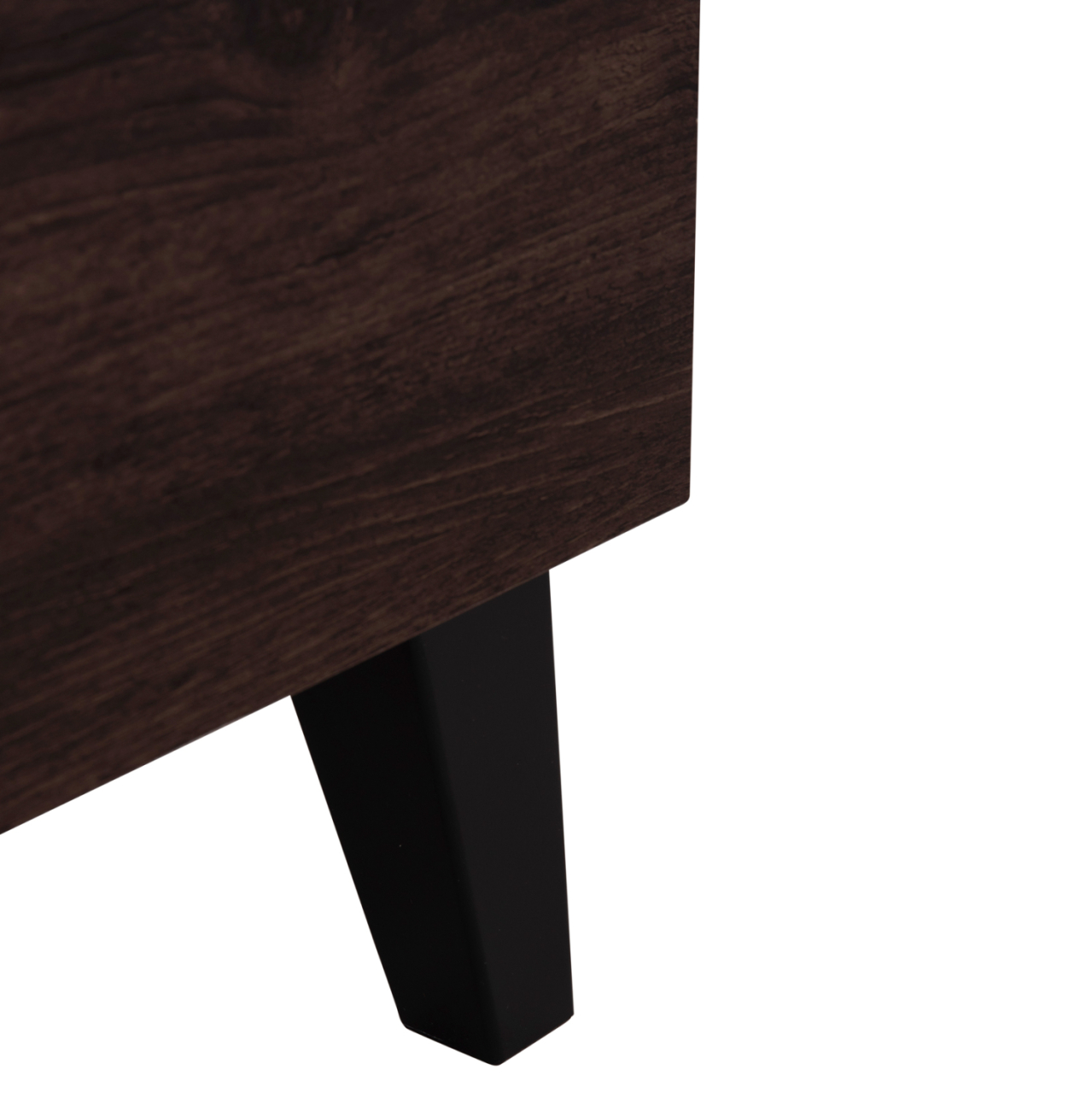 TV FURNITURE IREN HM2481.02 MELAMINE IN WALNUT-BLACK 120x32,5-34x41Hcm. [10]