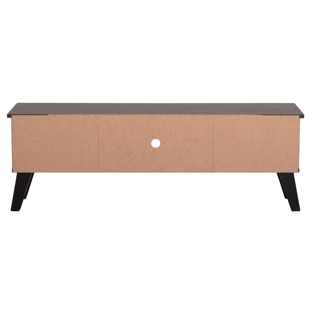 TV FURNITURE IREN HM2481.02 MELAMINE IN WALNUT-BLACK 120x32,5-34x41Hcm. [6]