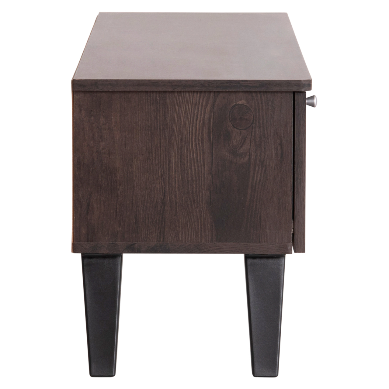 TV FURNITURE IREN HM2481.02 MELAMINE IN WALNUT-BLACK 120x32,5-34x41Hcm. [4]