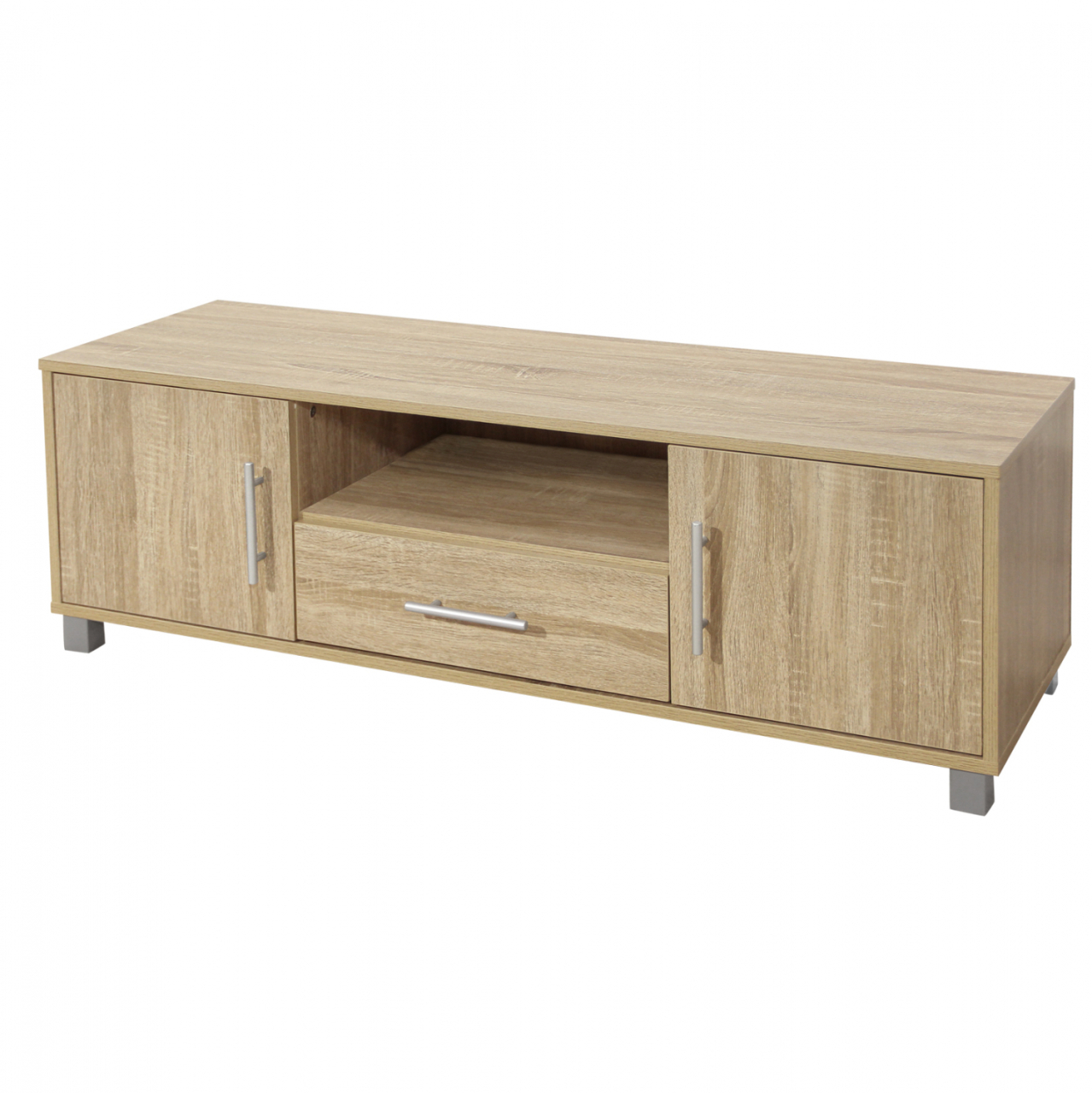 TV FURNITURE MACIE HM2203.02 MELAMINE IN SONAMA 120x40x39Hcm. [4]