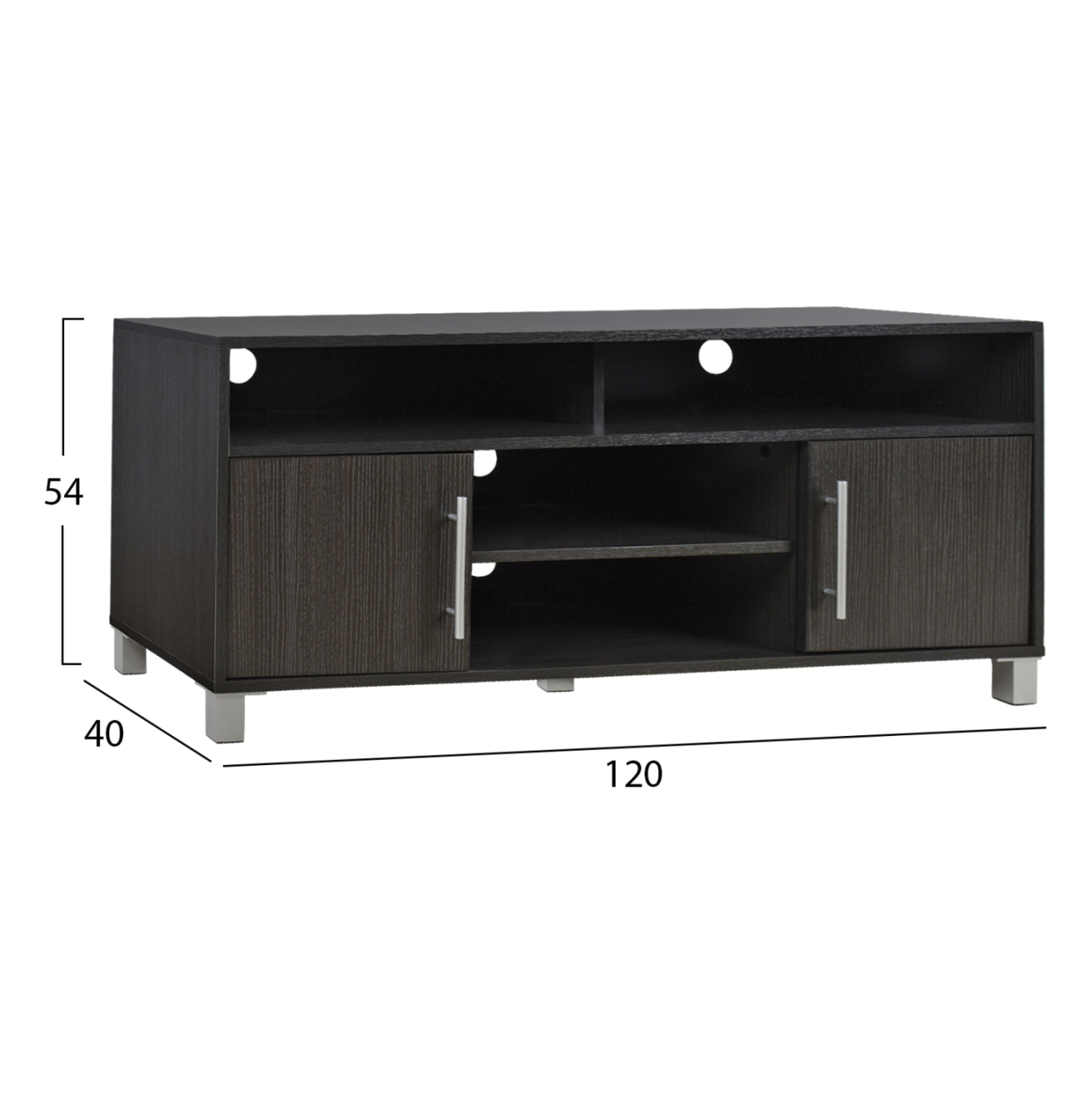TV furniture melamine HM2202.01 Zebrano 120x40x54 [2]