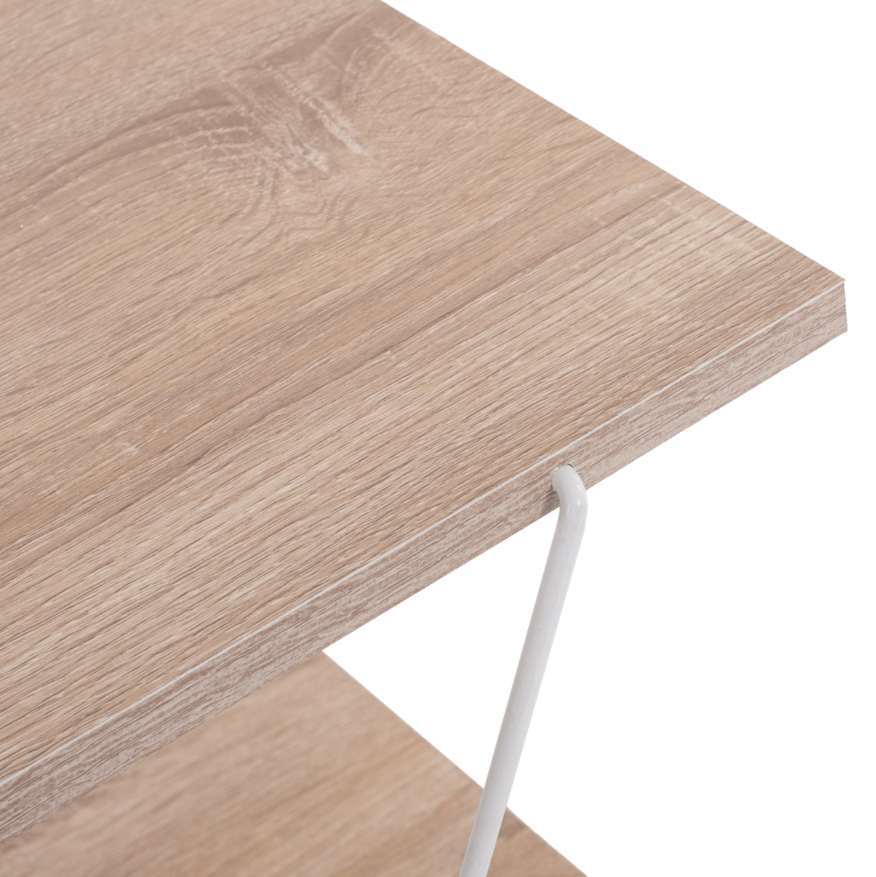 TV STAND TARS HM8922.14 MELAMINE SONOMA WHITE 120x32x33Hcm. [4]