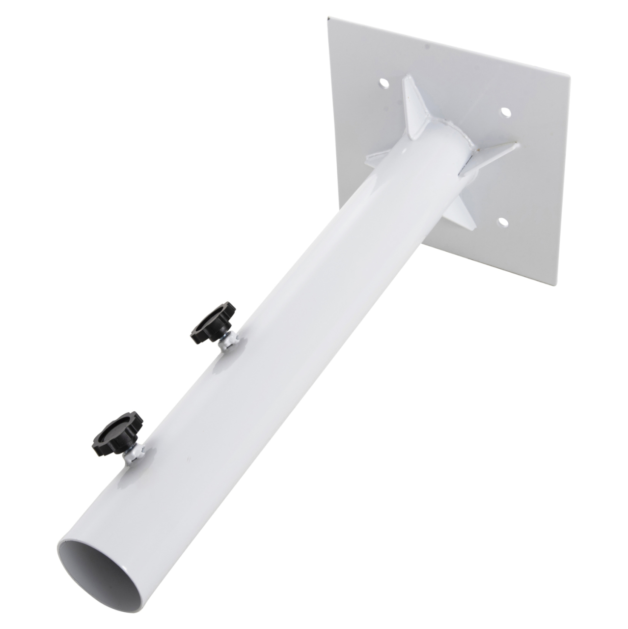 UMBRELLA BASE Φ60mm x 51Hcm.METAL GROUND BOLT FOR POLE UP TO Φ60mm FB96011 WHITE [4]