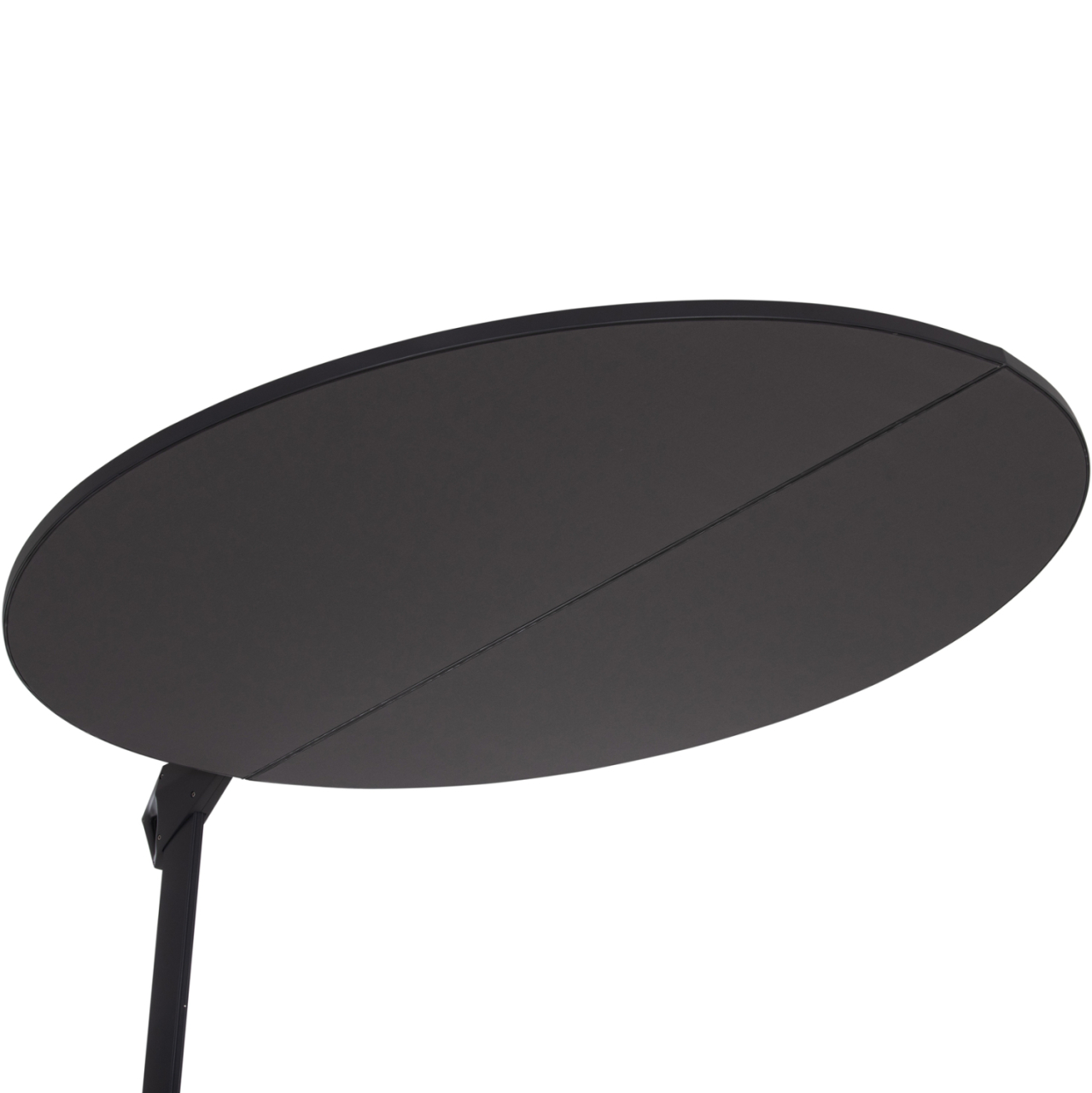 UMBRELLA WITH GROUND BASE SERIES CANNOPY HM21285.01 ALUMINUM and GRANITE--PENCIL GREY COLOR Φ2.2m [7]