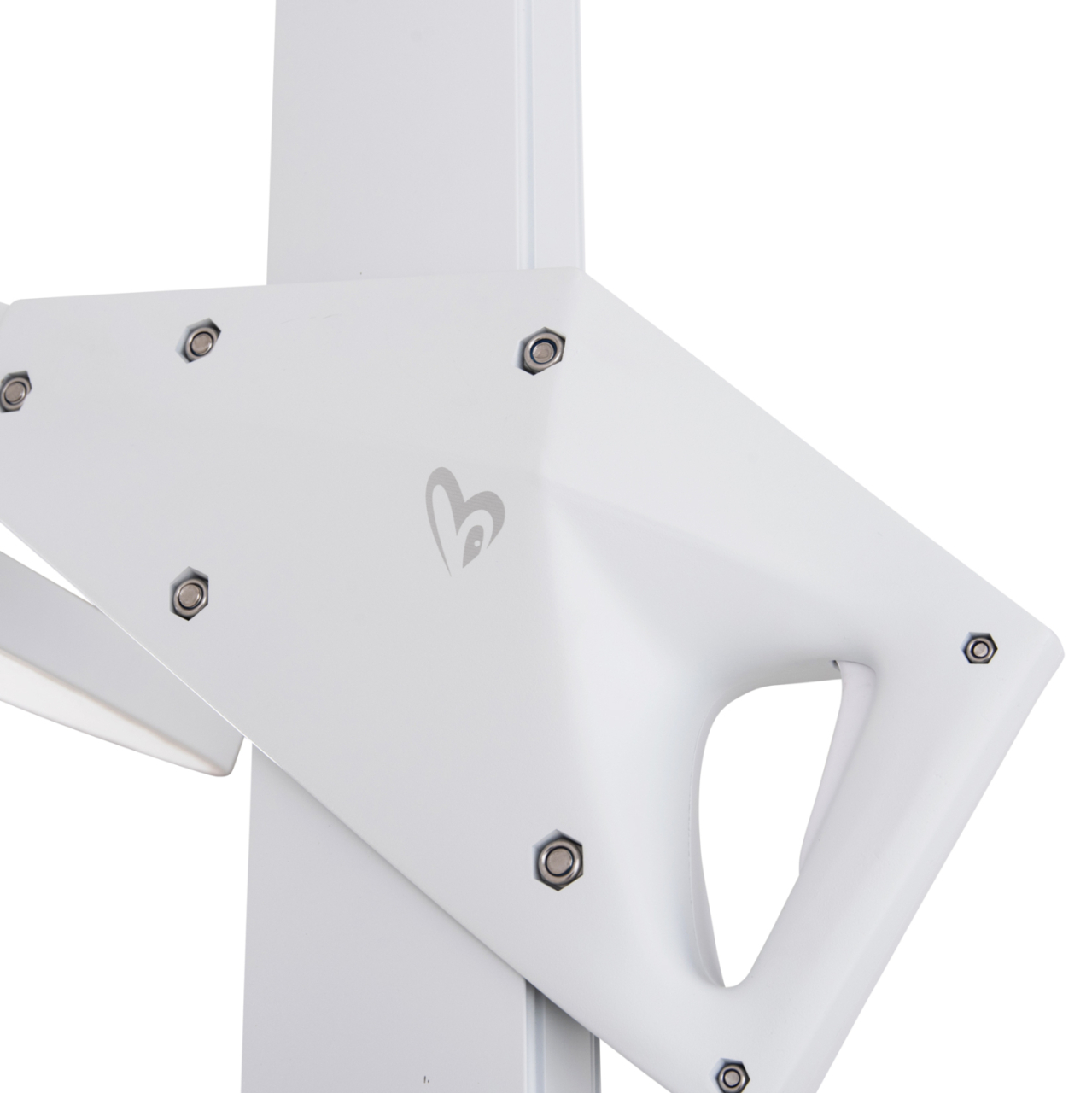 UMBRELLA WITH GROUND BASE SERIES CANNOPY HM21285.02 ALUMINUM and GRANITE--WHITE COLOR Φ2.2m [9]