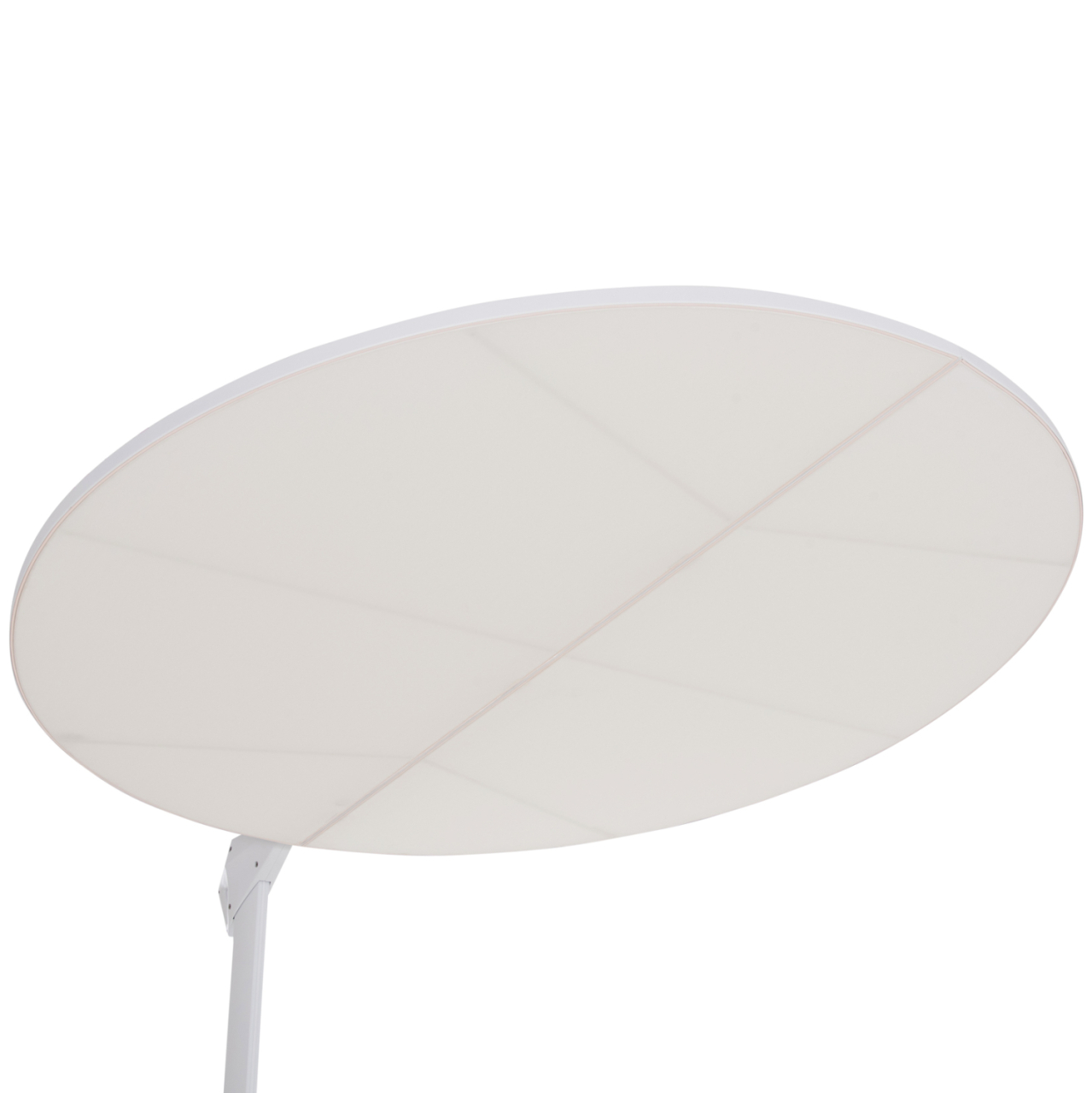 UMBRELLA WITH GROUND BASE SERIES CANNOPY HM21285.02 ALUMINUM and GRANITE--WHITE COLOR Φ2.2m [7]