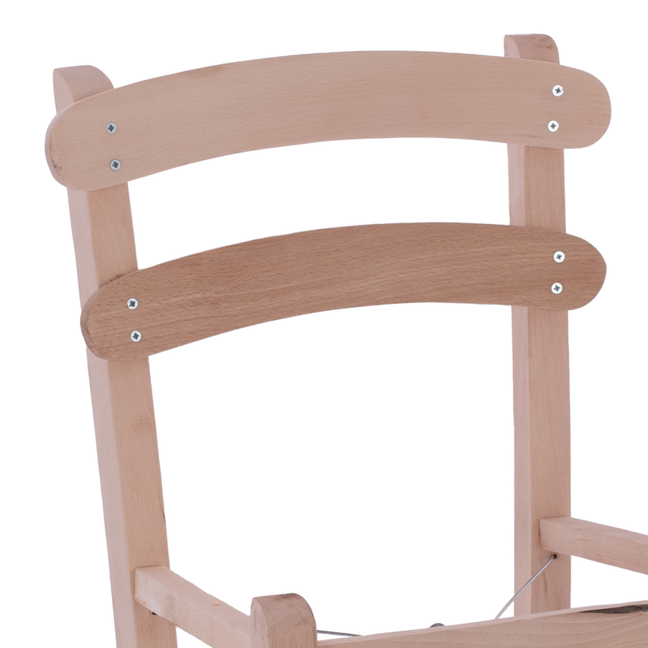 UNPAINTED WOODEN BAR STOOL HM5579.04, NO ARMS, HIGH [4]
