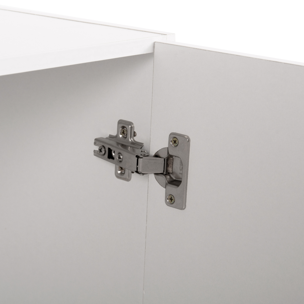 UPPER CABINET FOR 2-LEAF WARDROBE JASLYN HM350.05 MELAMINE IN WHITE 80,2x42x60Hcm. [5]