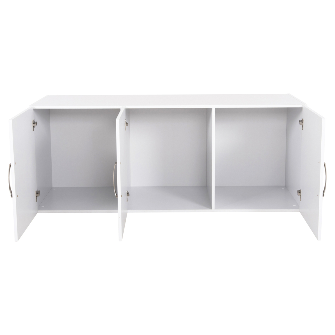 UPPER CABINET FOR 3-LEAF WARDROBE CARLY HM385.05 MELAMINE IN WHITE 150X55X60Hcm. [4]
