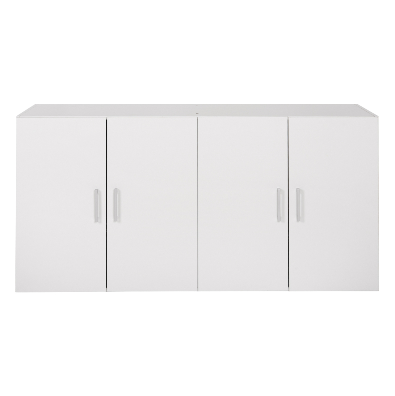 UPPER CABINET FOR 4-LEAF WARDROBE HM352.05 FERNANDA MELAMINE IN WHITE 120,5x41,5x60,5Hcm. [4]