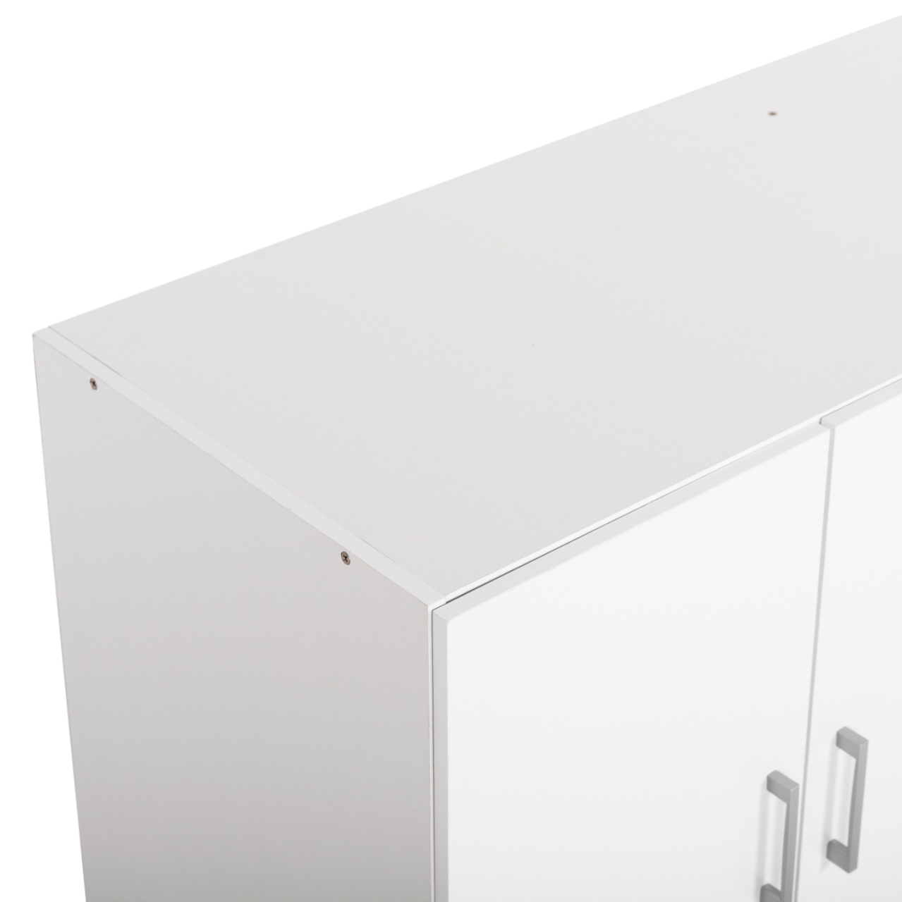 UPPER CABINET FOR 4-LEAF WARDROBE HM352.05 FERNANDA MELAMINE IN WHITE 120,5x41,5x60,5Hcm. [6]