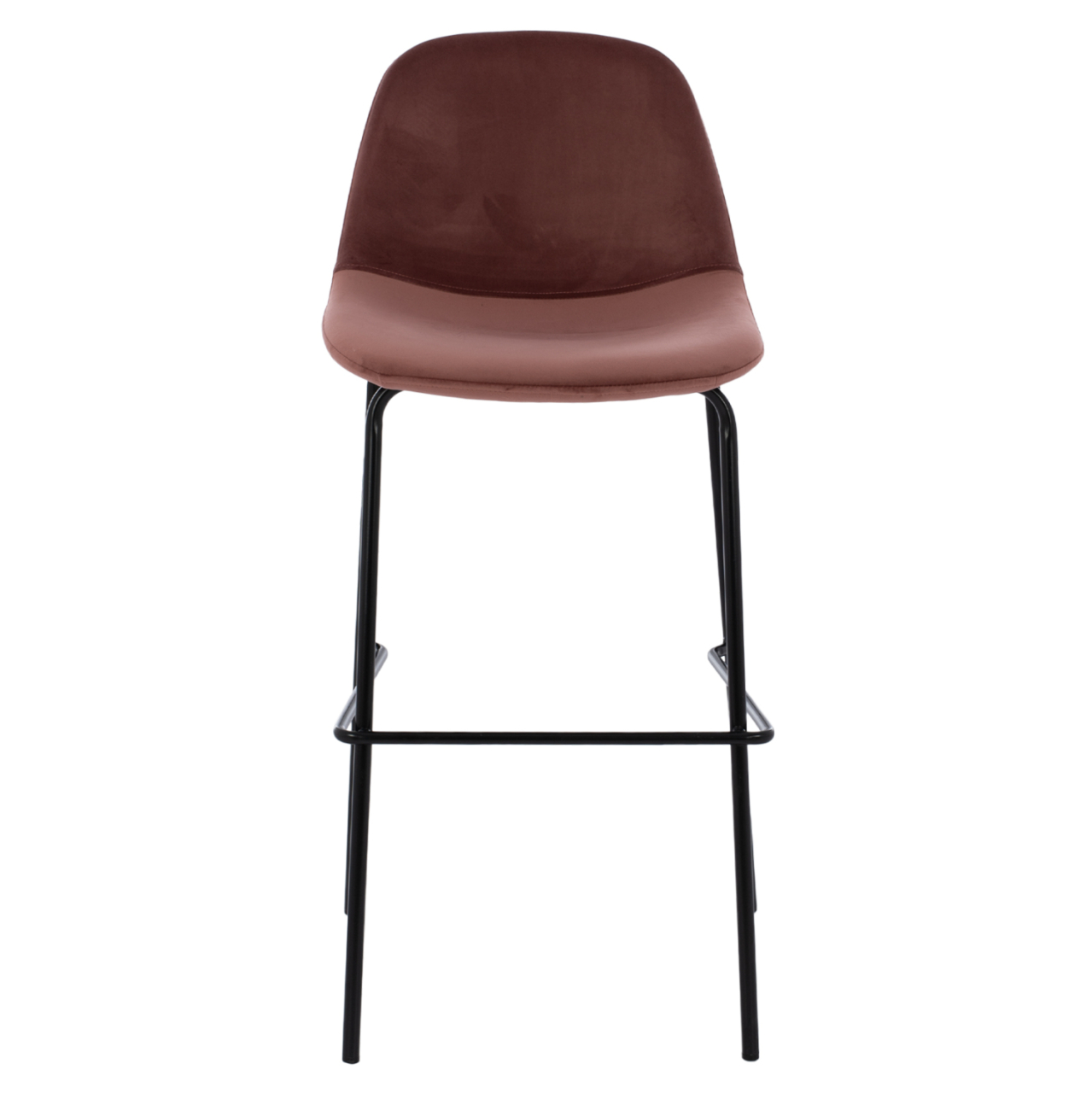 VINCENT STOOL VELVET DUSTY PINK AND METAL FRAME HM8579.12 56,5Χ47Χ106 cm. [3]