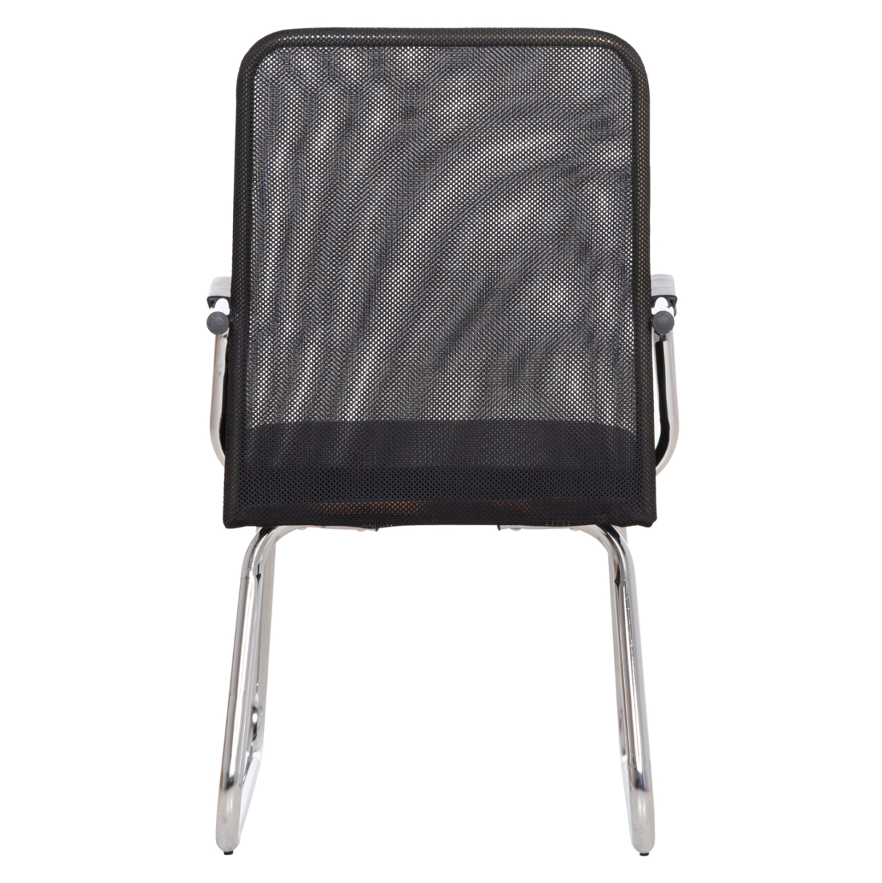 VISITOR'S CHAIR STED HM1232.01 BLACK MESH--CHROMED LEGS/ARMS 55x59x89Hcm [6]
