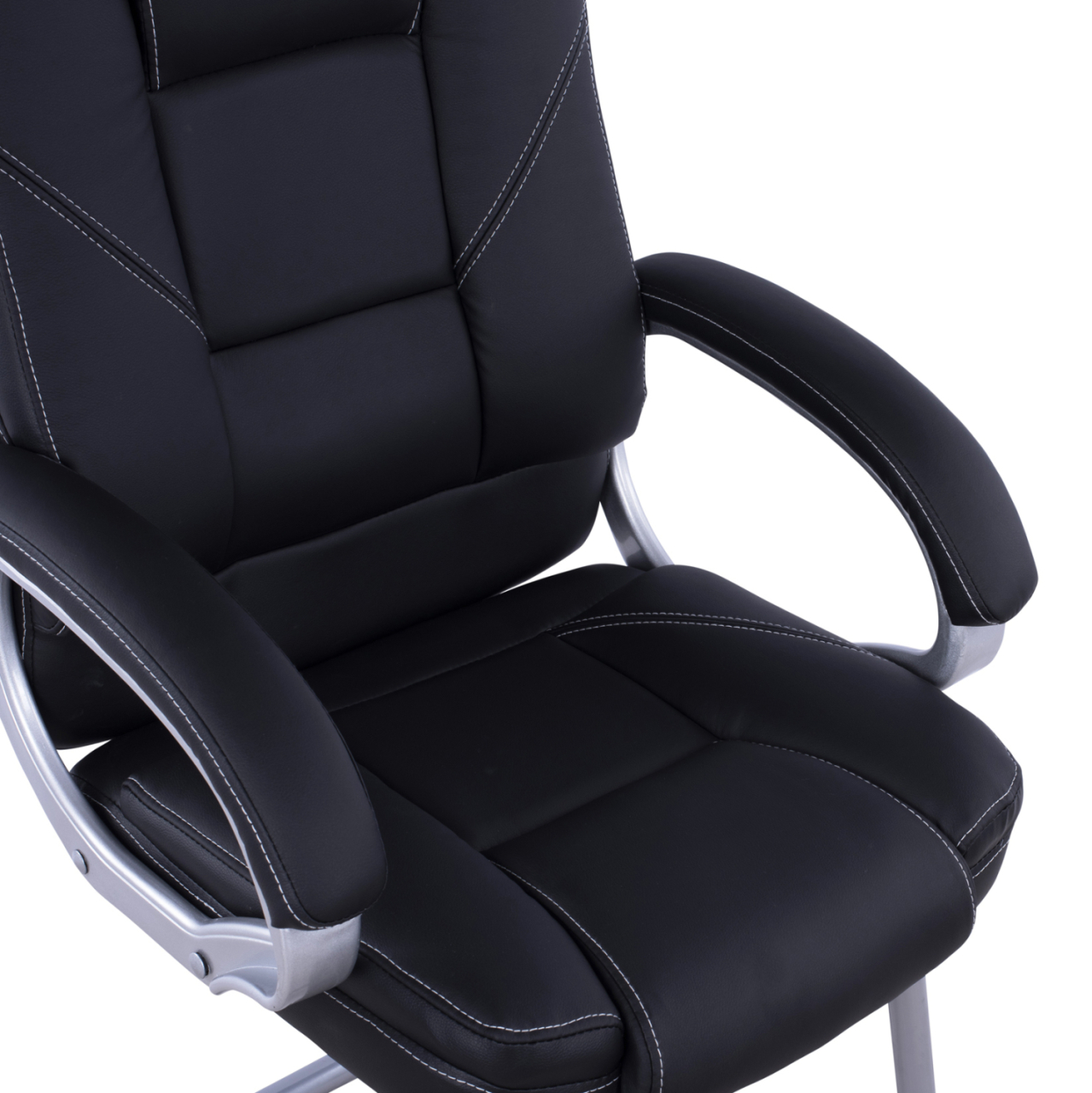 Visitor's chair with Black PU HM1144.01 63x67x112 cm [9]