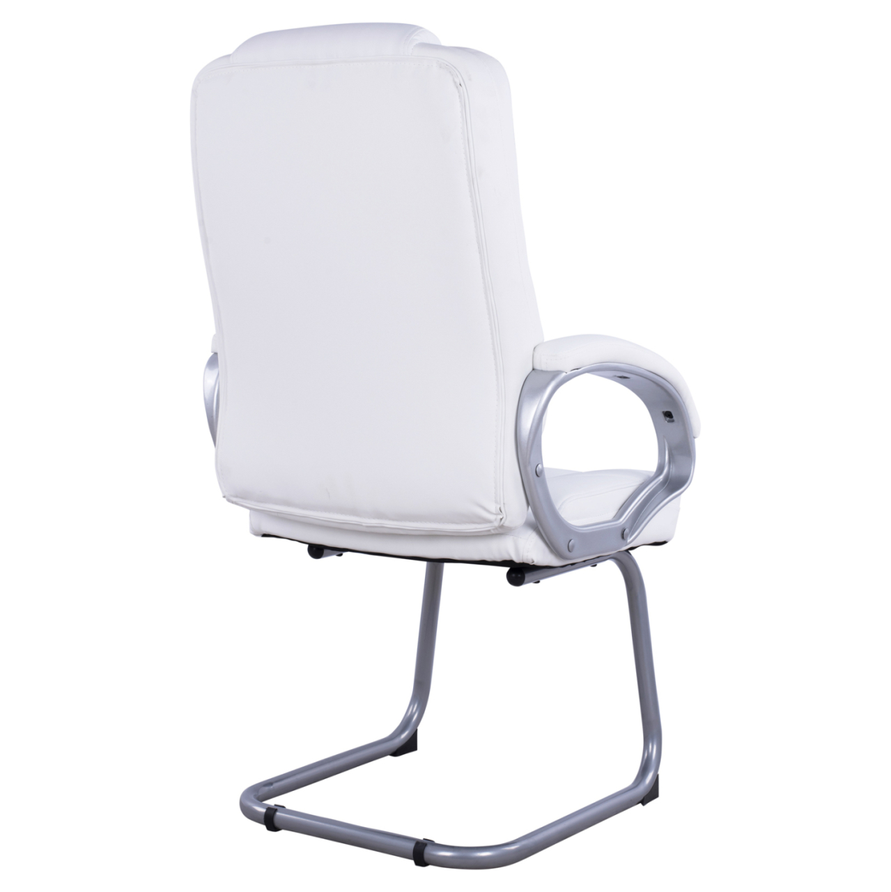Visitor's chair with white PU Sora HM1144.02 63x67x112 cm [5]